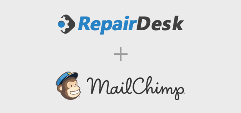 mailchimp integration repairdesk
