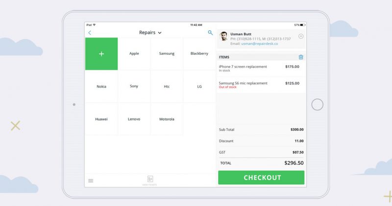 repairdesk ipad point of sale software