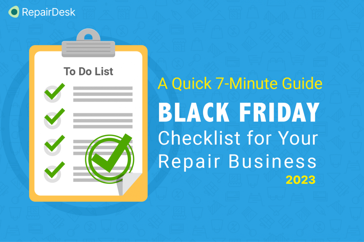 Black Friday Checklist 2023