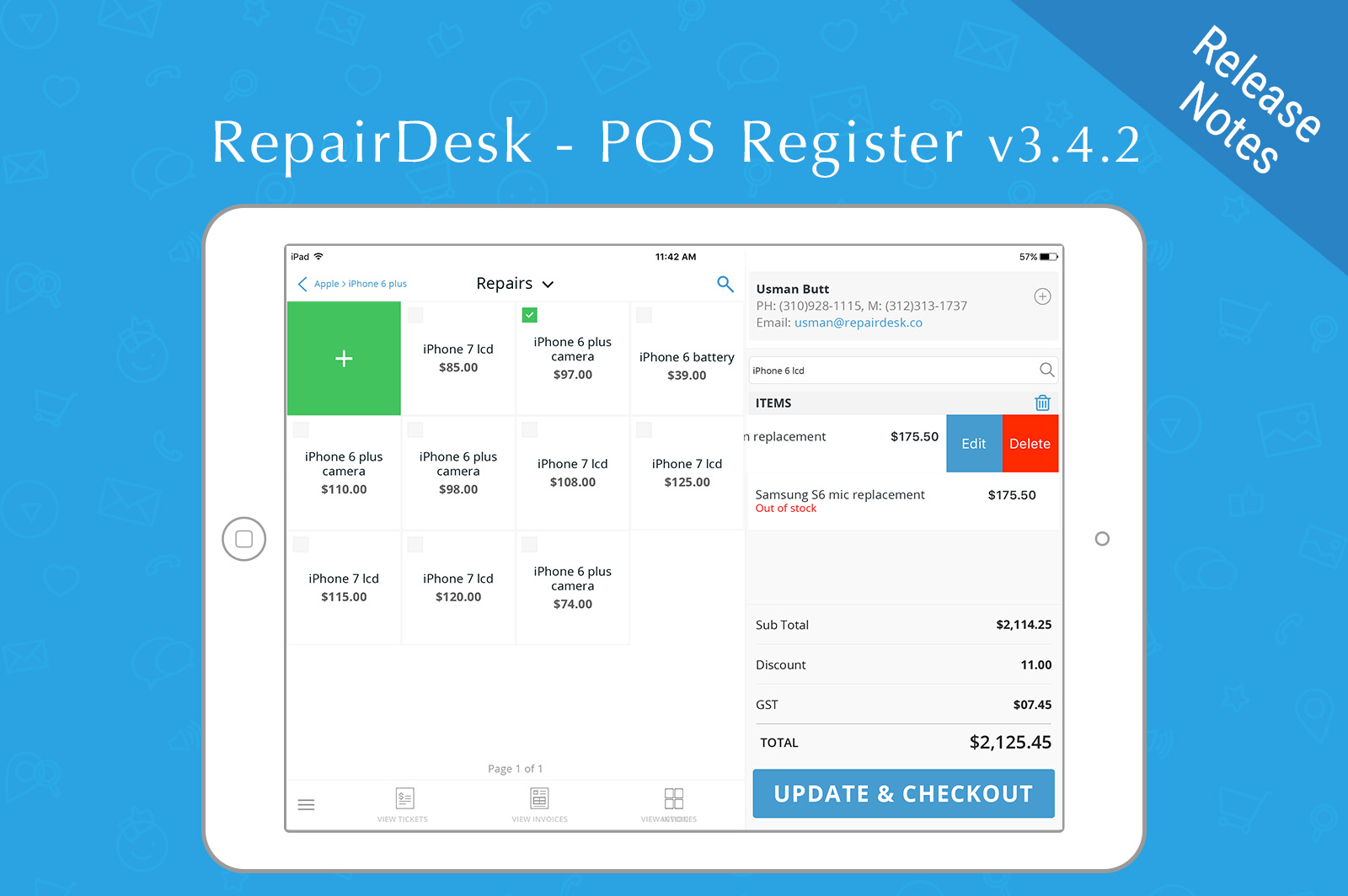 checkout process