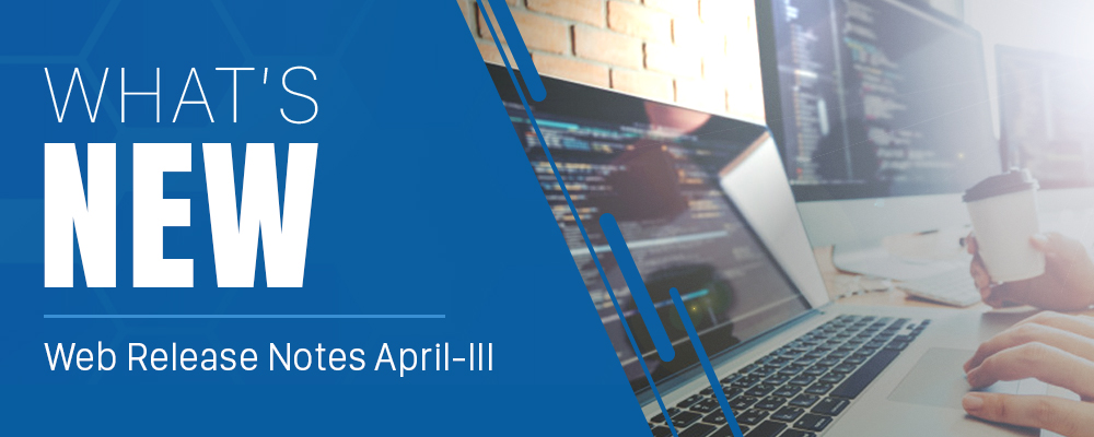 web release notes