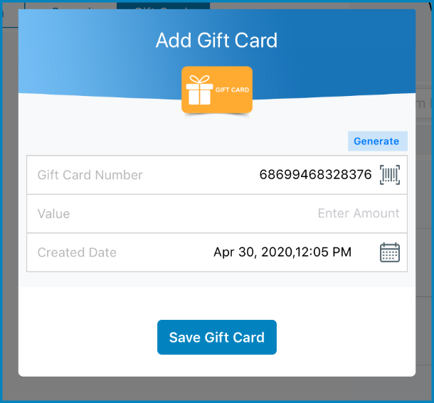Gift Cards RepairDesk - ipad release 5.2