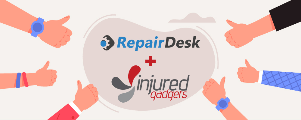 Injured Gadgets Integration with our repair shop software