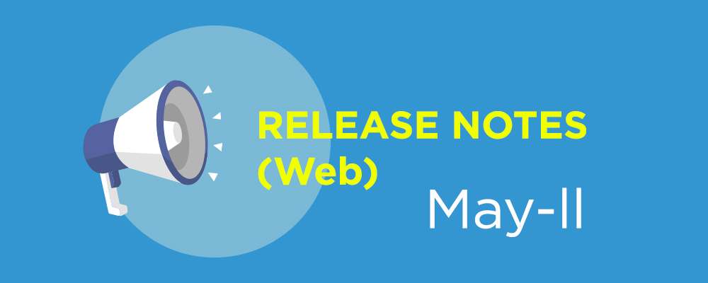 Web Release Notes