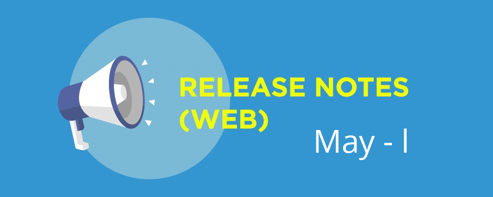 Web Release Notes