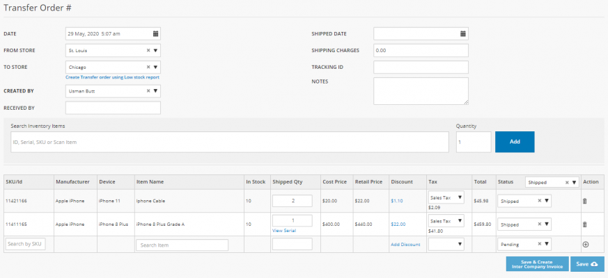 Multi Store Inventory Transfer is Now Easier Than Ever! - RepairDesk Blog