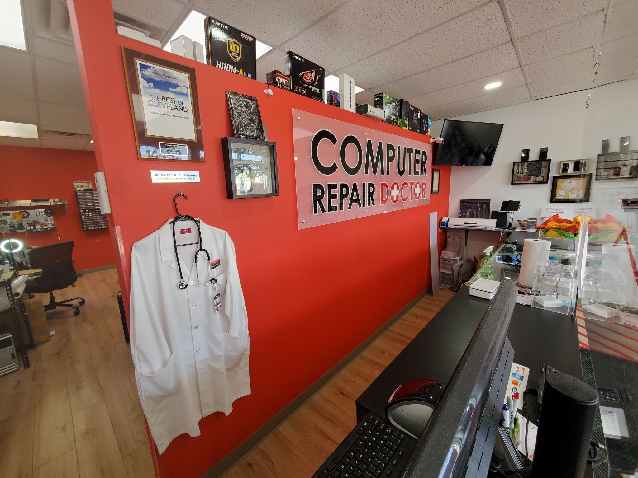 Computer Repair Doctor Cleveland has a partnership with our computer repair shop software