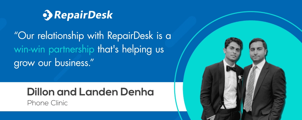 Phone Clinic Has Partnered with Our Cell Phone Repair Shop Software