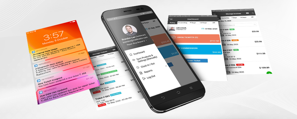 RepairDesk Mobile App for cell phone and computer repair shops