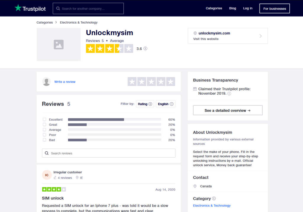 unlockbase trustpilot reviews