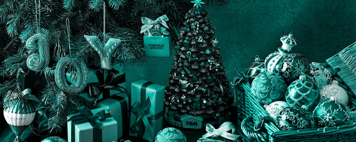 Jewelry repair shop decorating for Christmas