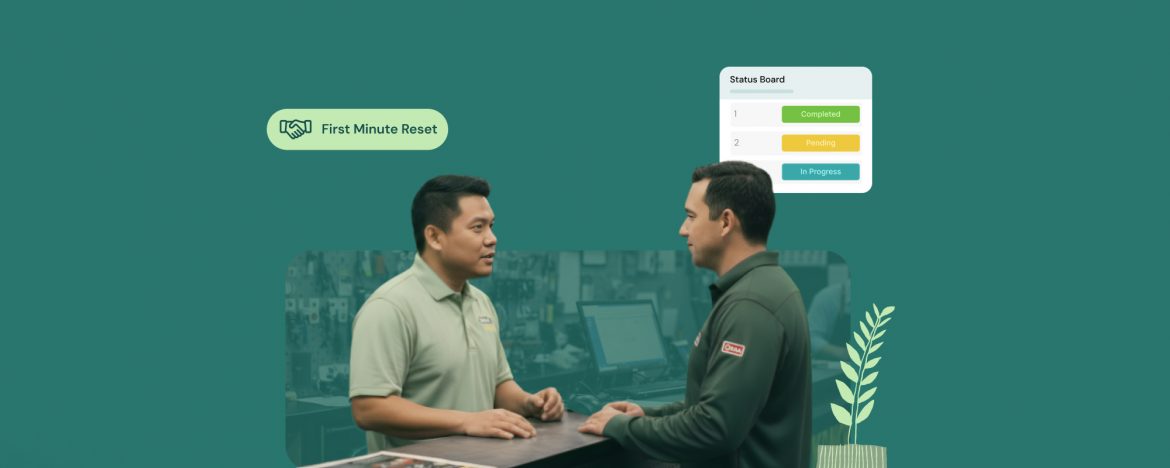 6 simple habits for a calm repair shop counter