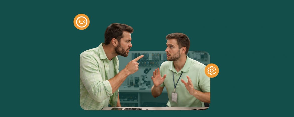 Here's what to do when a customer threatens your repair shop.